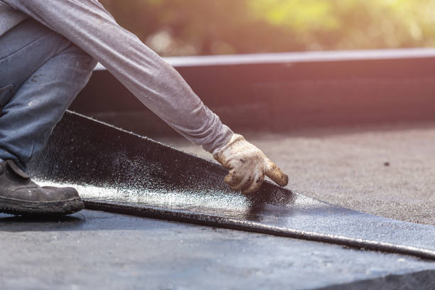 Professional Waterproofing technician working in Lodi, NY